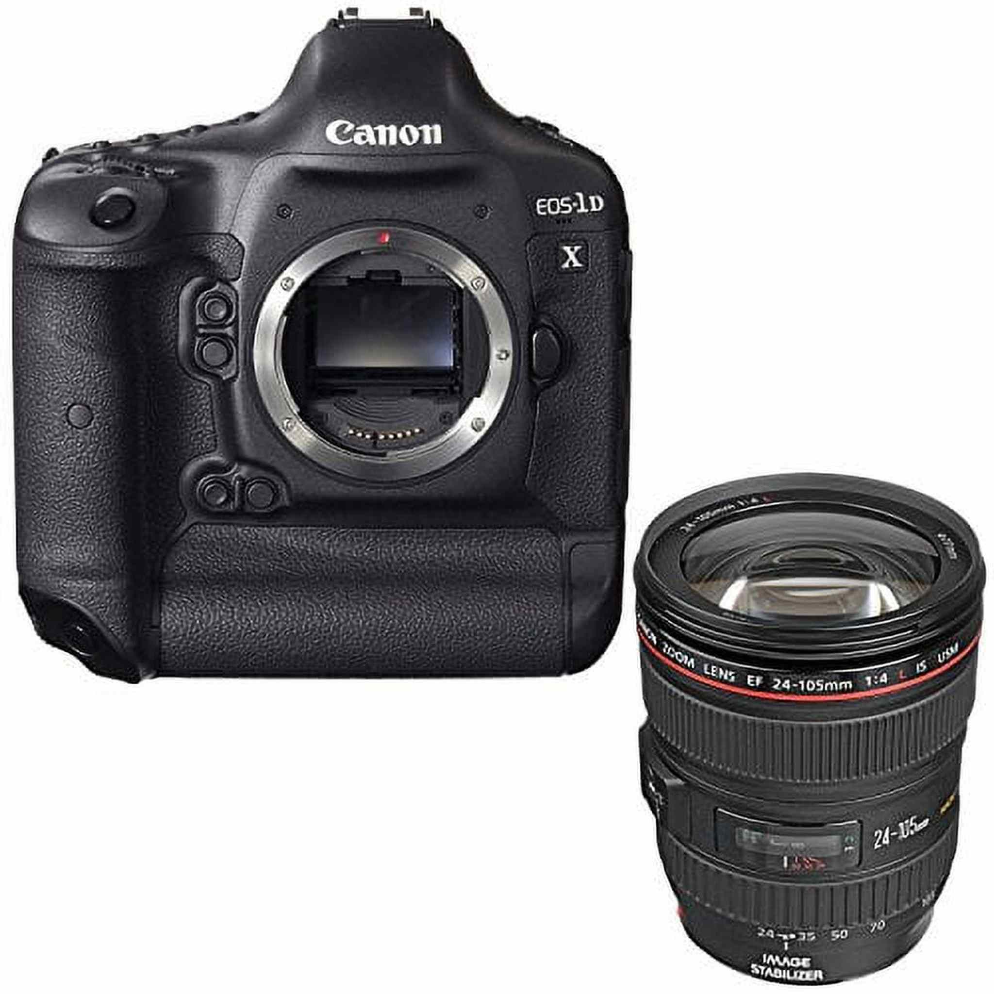 Canon EOS-1D X DSLR Camera Body Only + Canon EF 24-105mm f/4L IS USM Lens Bundle Canon