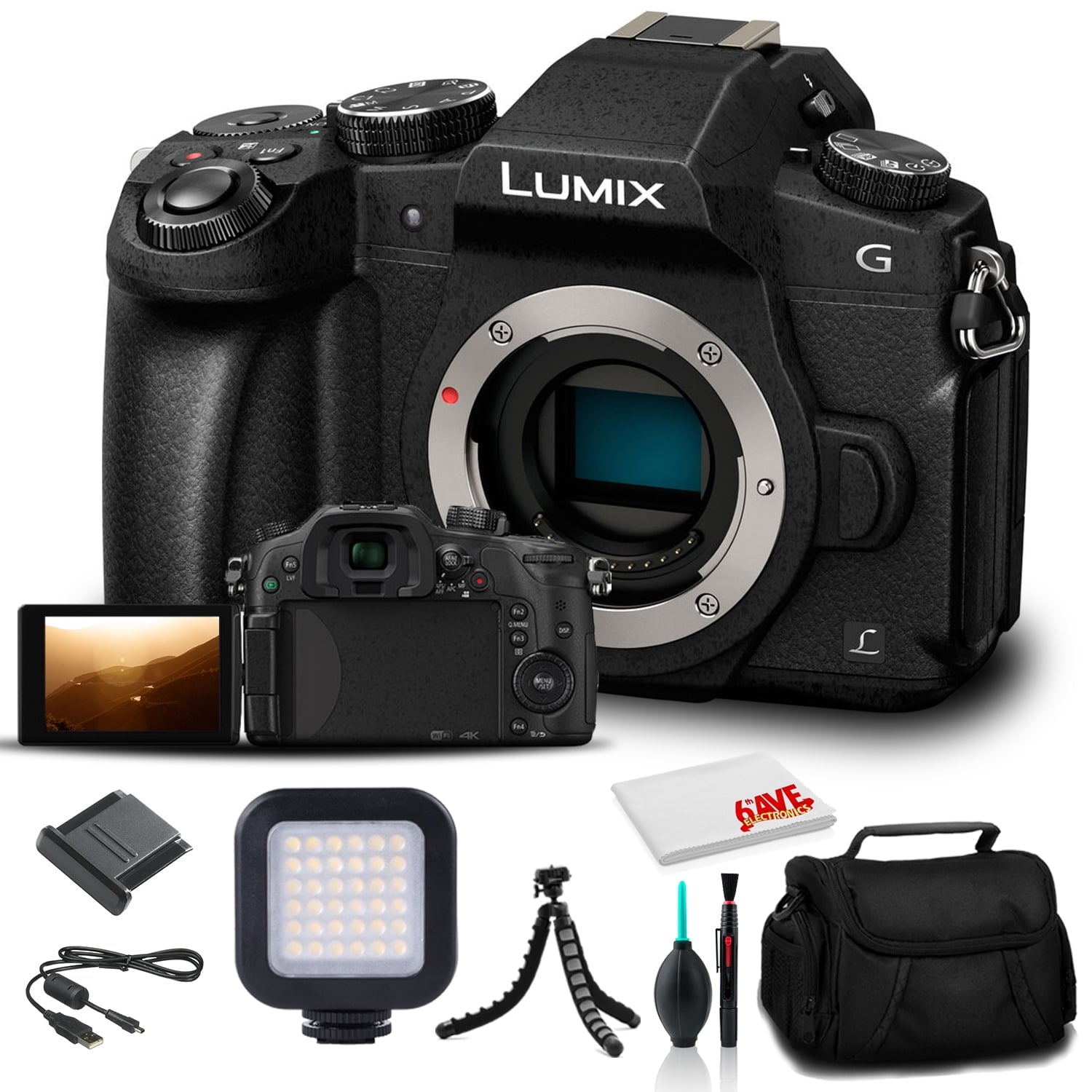 Panasonic Lumix DMC-G85 Mirrorless Digital Camera Body DMC-G85MK - Starter Bundle