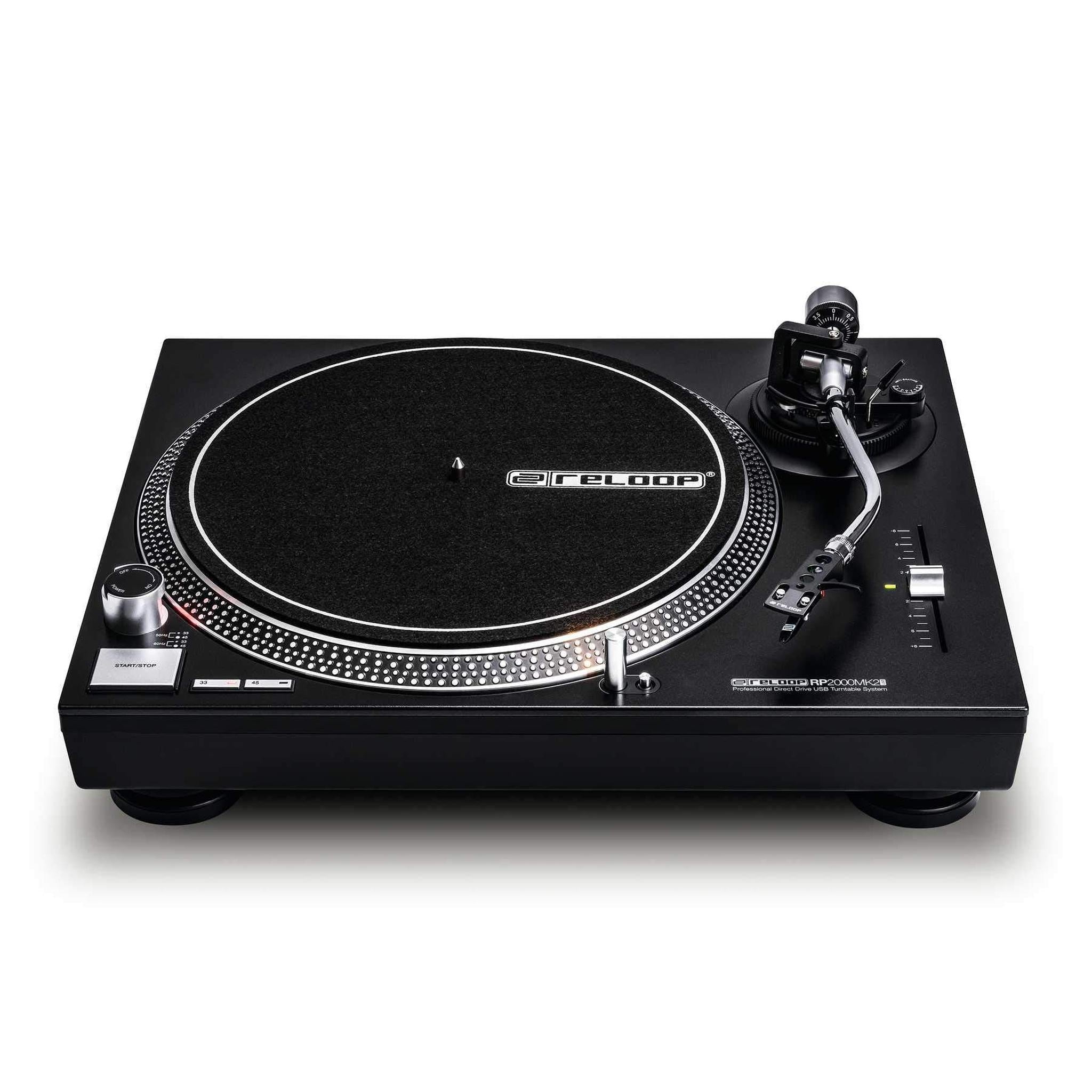 Reloop RP-2000 MK2 Professional Direct Drive USB Turntable System Reloop