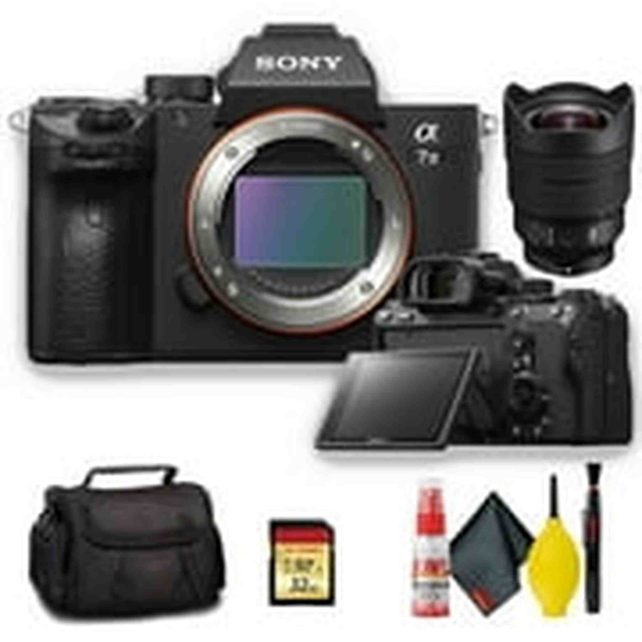 Sony Alpha a7 III Mirrorless Digital Camera with 12-24mm f/4 Lens - Kit