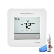 Honeywell T4 Pro Series Programmable Thermostat TH4110U2005 + LCD Cleaner Bundle