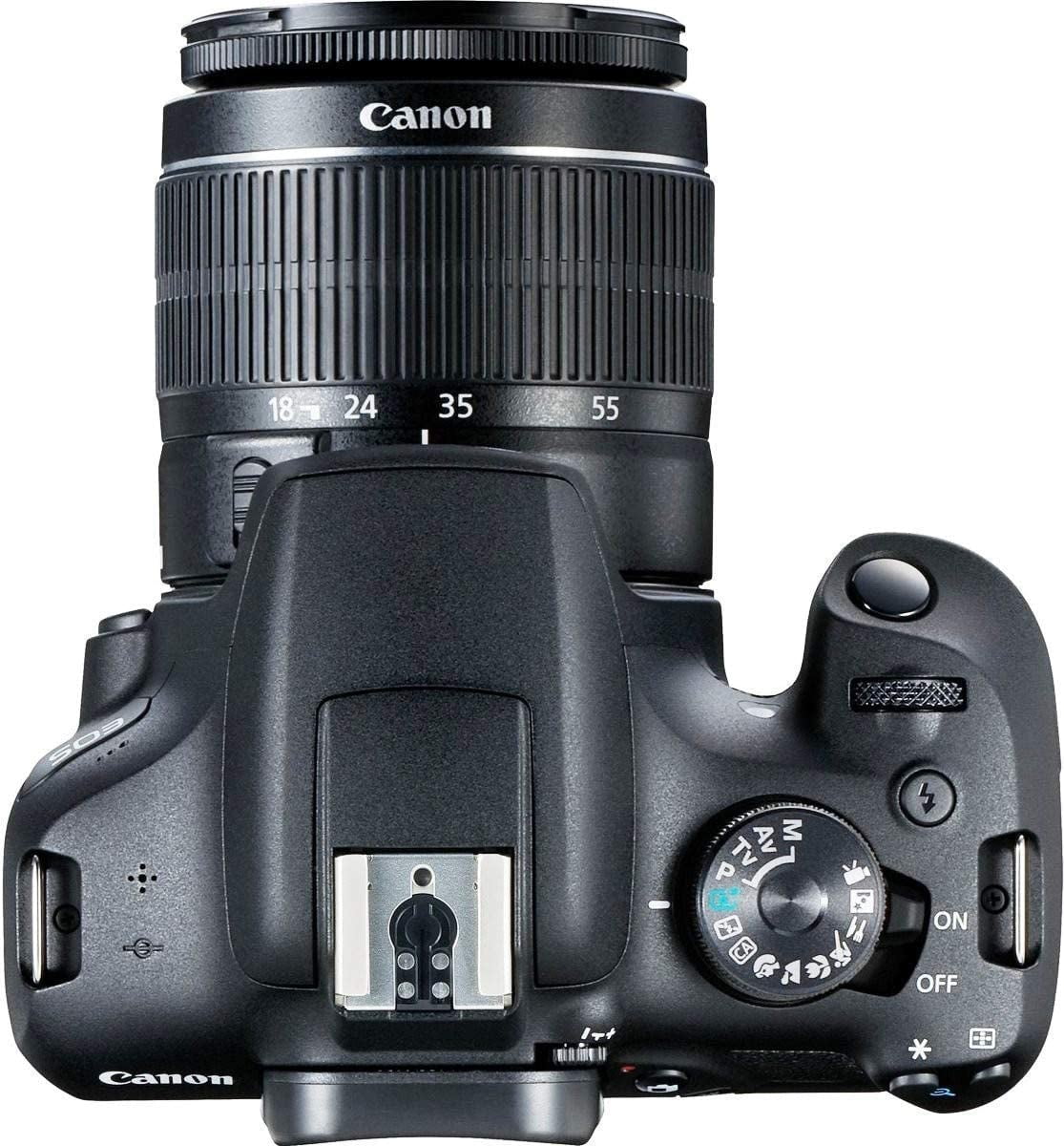 Canon EOS 2000D Rebel T7 DSLR Camera + 18-55mm III Kit International Model
