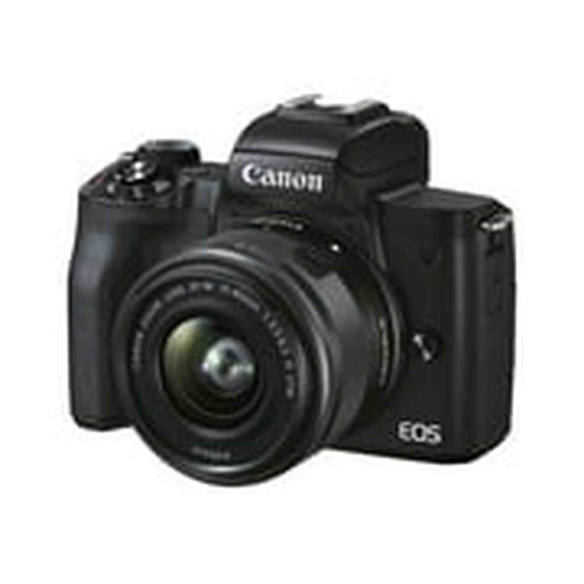 Canon EOS M50 Mark II Mirrorless Digital Camera with 15-45mm Lens - Bundle - Used Canon