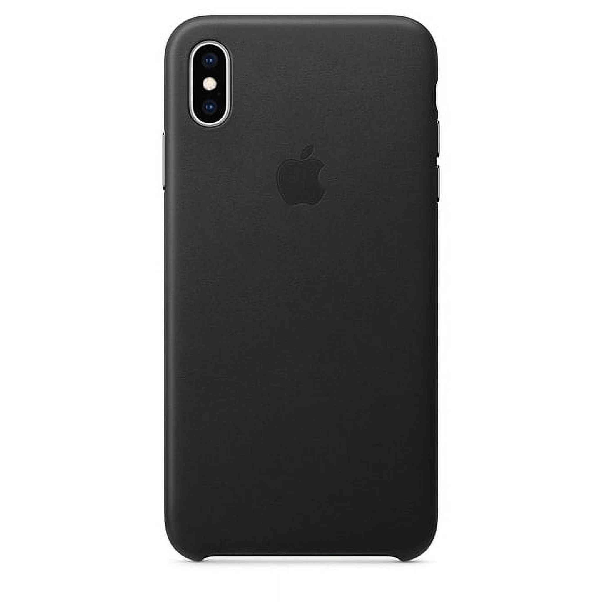 Apple Leather Case for iPhone Xs Max - Black