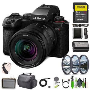 Panasonic LUMIX S5II Mirrorless Camera With 20-60mm F3.5-5.6 L Mount Lens Bundle