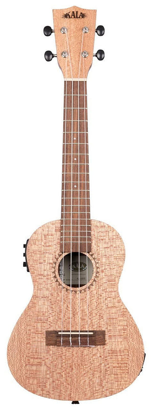 Kala Brand Music Co. KA-20 Collection, 4-String Ukulele, Right, Natural, Concert KA-20CE