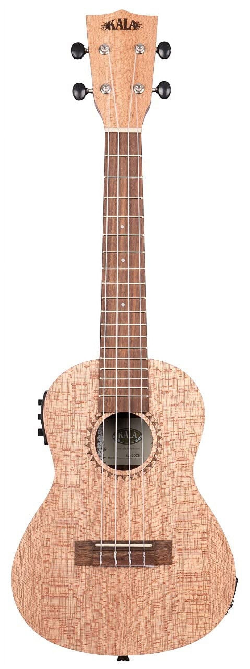 Kala Brand Music Co. KA-20 Collection, 4-String Ukulele, Right, Natural, Concert KA-20CE