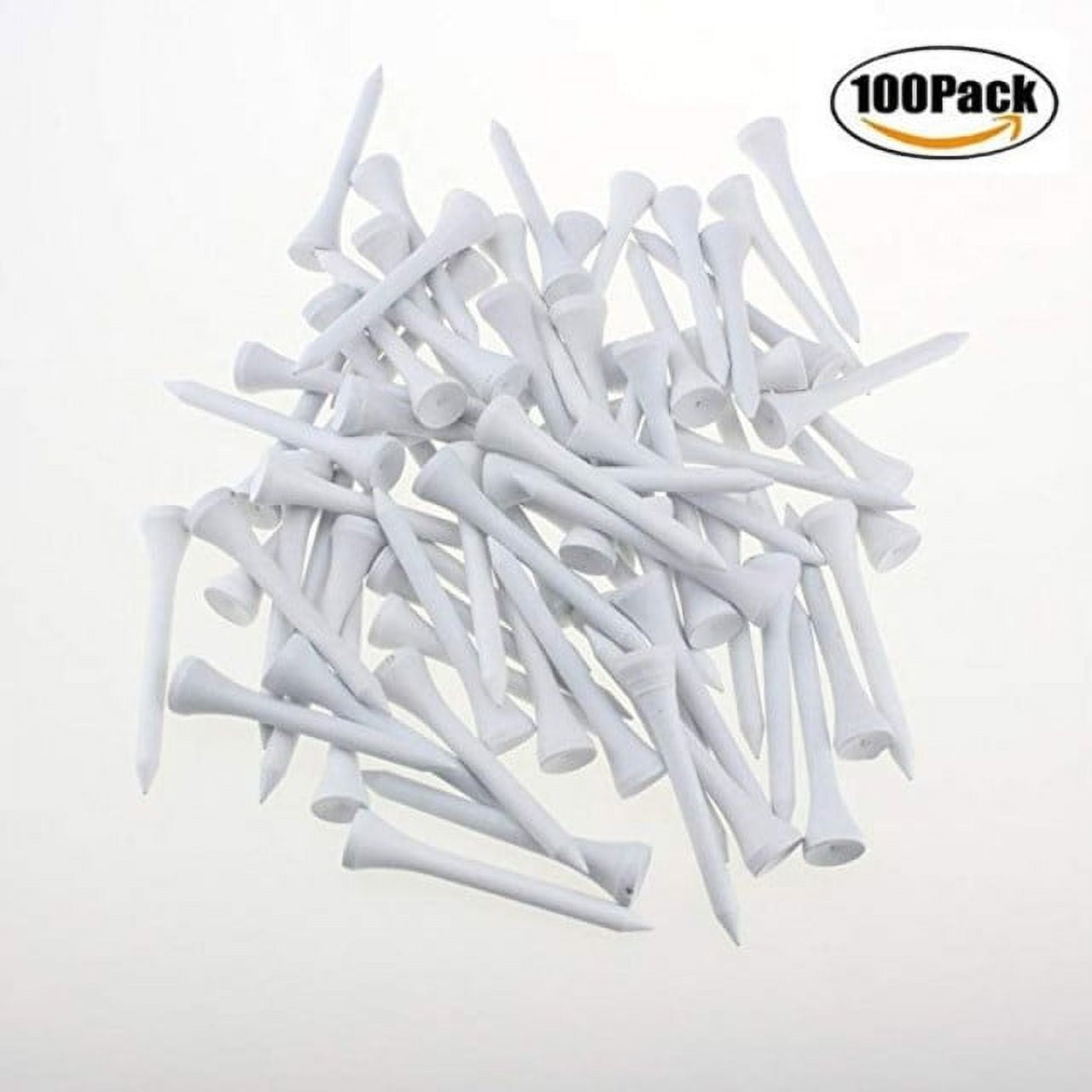 Izzo Golf Wood Tees 2 1/8 White 100 count