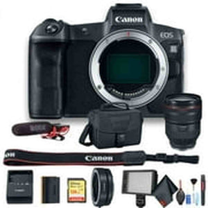Canon EOS R Mirrorless Digital Camera International Model 3075C002 W/Canon RF 28-70mm Lens, Bag, 128GB Card, Extra Battery