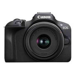 Canon EOS R100 RF-S18-45mm F4.5-6.3 is STM Lens Kit, Mirrorless Camera, RF Mount, 24.1 MP, Continuous Shooting, Eye Detection AF, Full HD Video, 4K, Lightweight, Wi-Fi, Bluetooth, Content Creation Canon