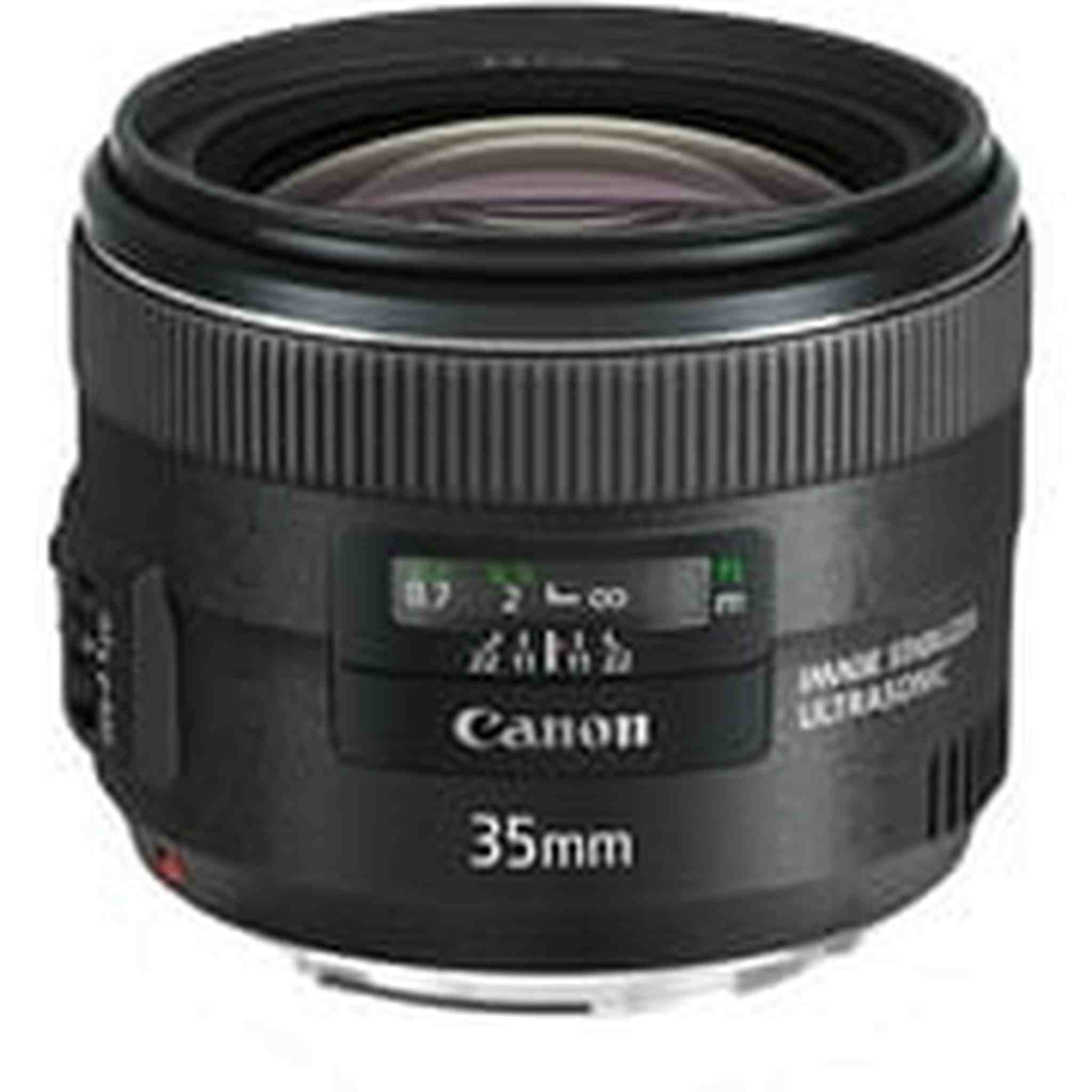 Canon EF 35mm f/2 IS USM Wide-Angle Lens Renewed - Reconditioned Canon