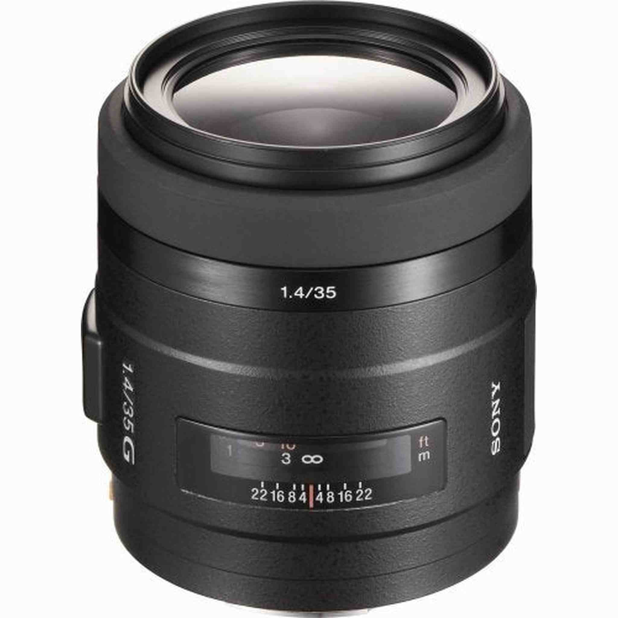 Sony Sal-35F14G 35mm F/1.4 Aspherical G Series Standard Lens for Alpha Digital SLR Camera Renewed - Reconditioned Sony