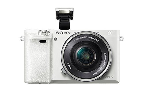 Sony Alpha a6000 Mirrorless Digital Camera - White with 16-50mm Lens