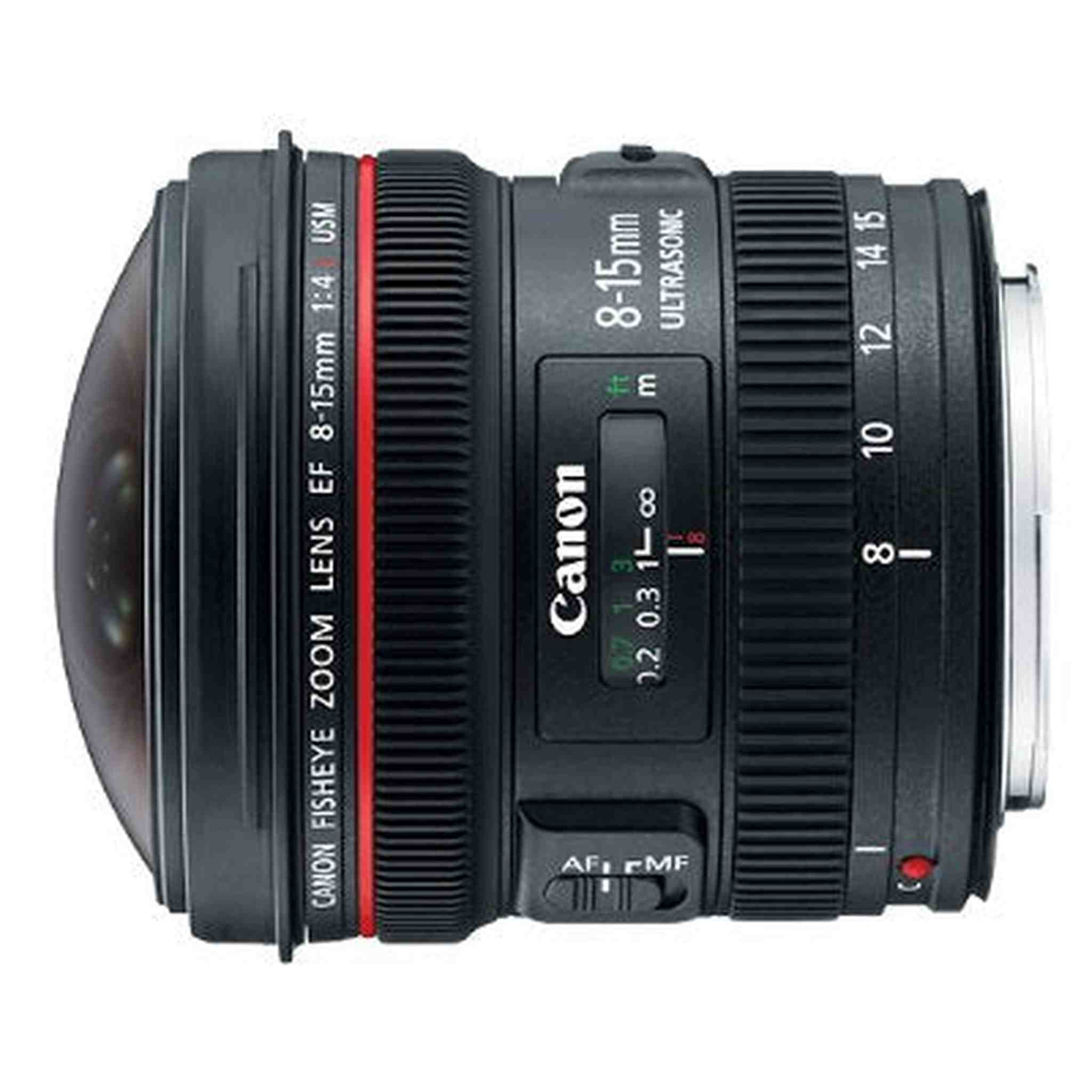 Canon EF 8-15mm f/4L Fisheye USM Ultra-Wide Zoom Lens for Canon EOS SLR Cameras