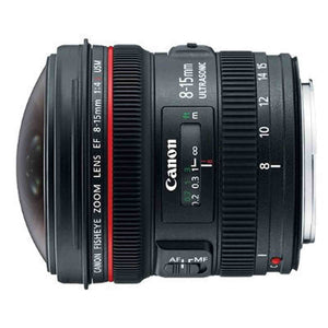 Canon EF 8-15mm f/4L Fisheye USM Ultra-Wide Zoom Lens for Canon EOS SLR Cameras Canon