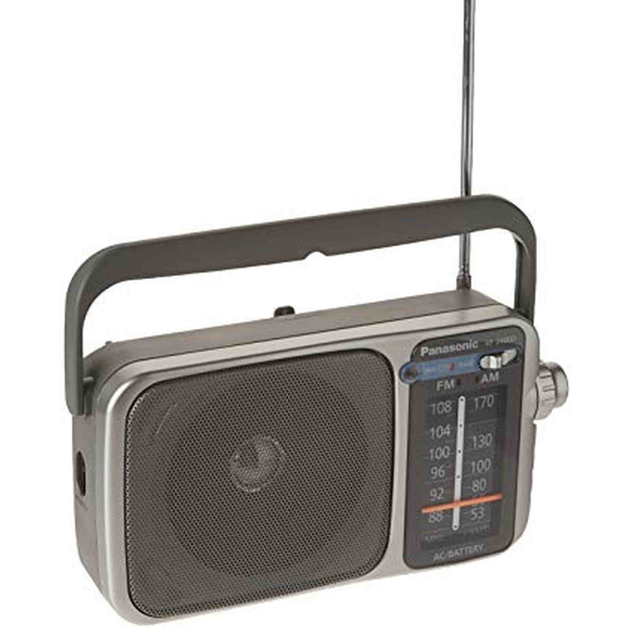 Panasonic RF-2400 AM/FM Radio, Silver Panasonic