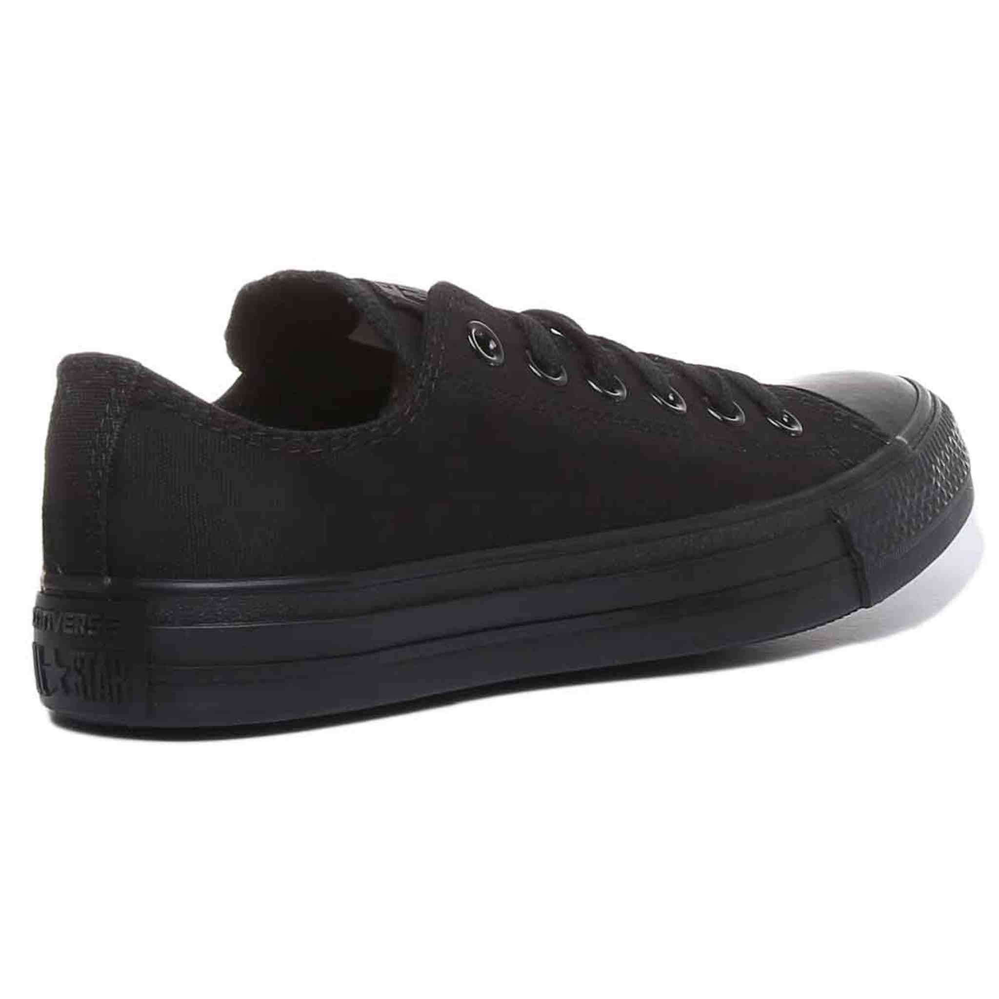 Converse Unisex Chuck Taylor Classic Colors Sneaker ,Black Monochrome, Men's 9 / Women's 11 Medium