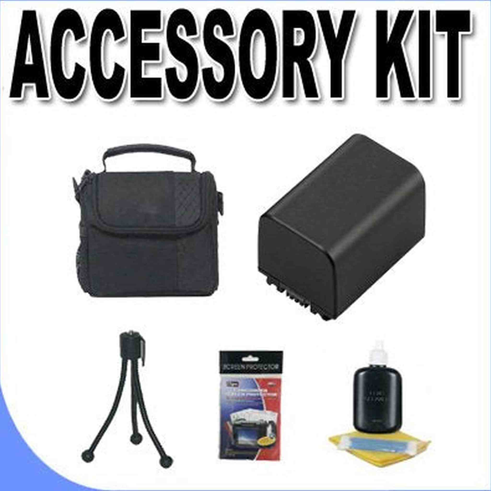 BP511 Lithium Ion Replacement Battery w/Carrying Case BigVALUEInc Accessory Saver Bundle f/Canon EOS & Powershot Cameras