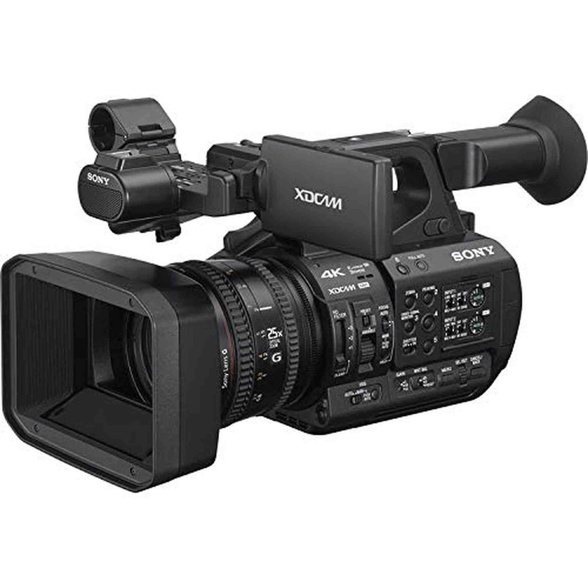 Sony PXW-Z190V 4K XDCAM Camcorder With Tripod, Padded Case, Sony Headphones External 4K Monitor and More Advanced Plus Bundle