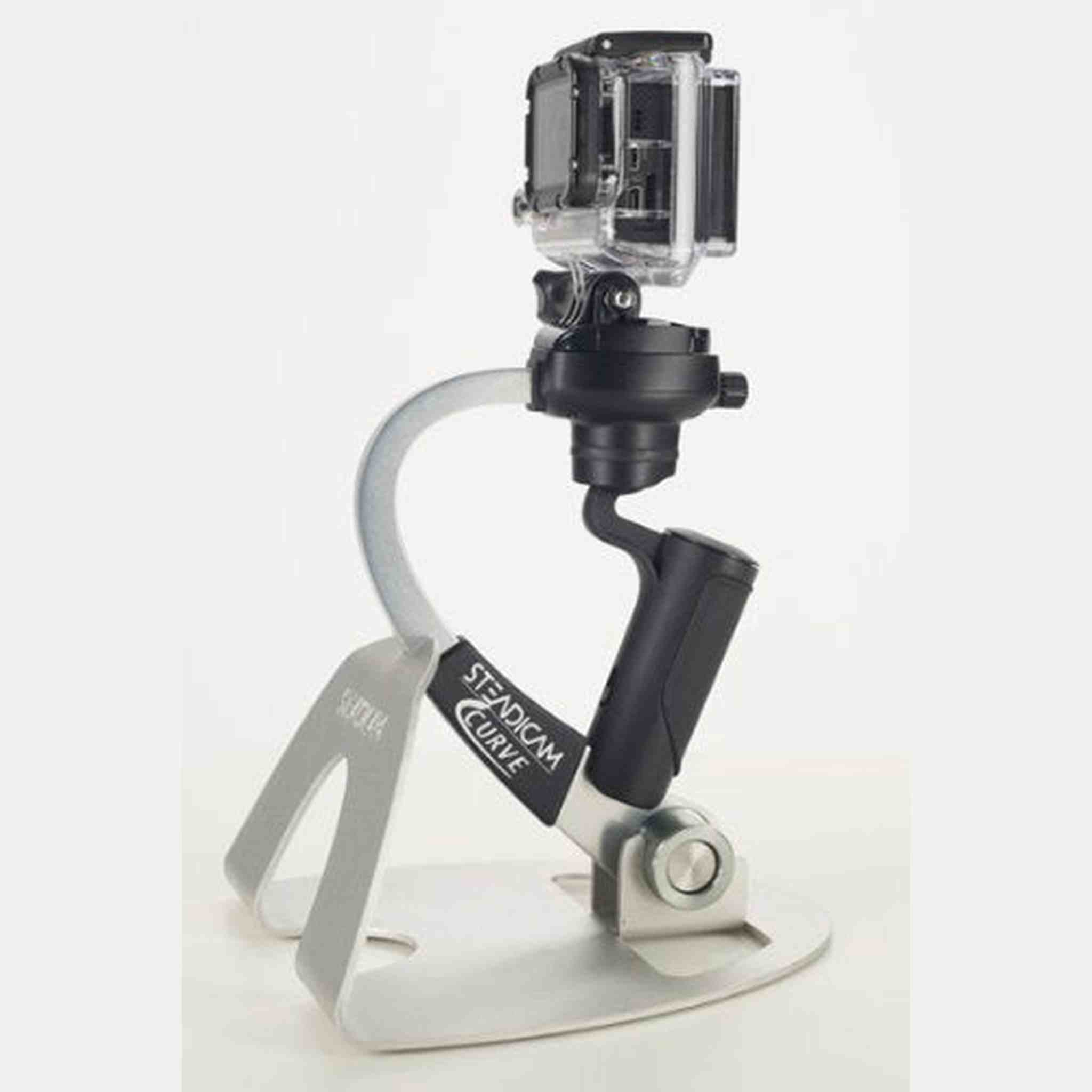 Steadicam Curve-BK Handheld Video Stabilizer and Grip for GoPro Hero Cameras 3, 4 Black & Hero 5 Silver - Used SteadiCam