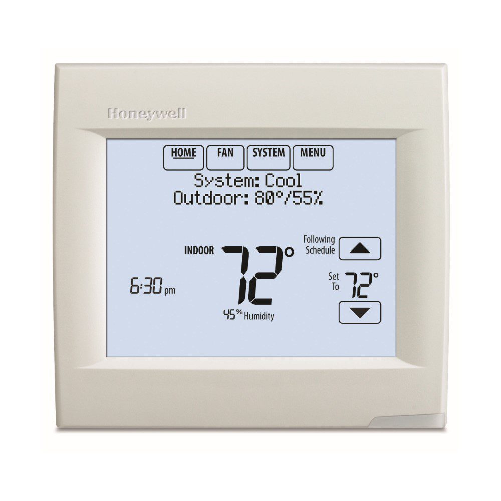 Honeywell TH8110R1008 Vision Pro 8000 Touch Screen Single Stage Thermostat