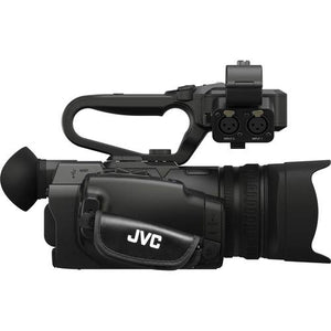 JVC GY-HM250 UHD 4K Streaming Camcorder with Built-in Lower-Thirds Graphics - Starter Bundle