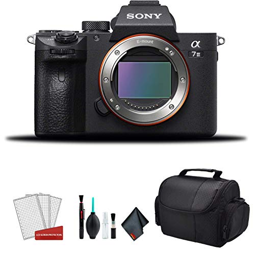 Sony Alpha a7 III Full Frame Mirrorless Digital Camera (Body Only) ILCE7M3/B - Bundle Kit