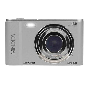 Minolta MND20 44 MP / 2.7K Ultra HD Digital Camera Silver Minolta