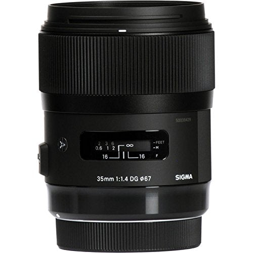 Sigma 35mm f/1.4 DG HSM Art Lens for Nikon F (Intl) Deluxe Bundle