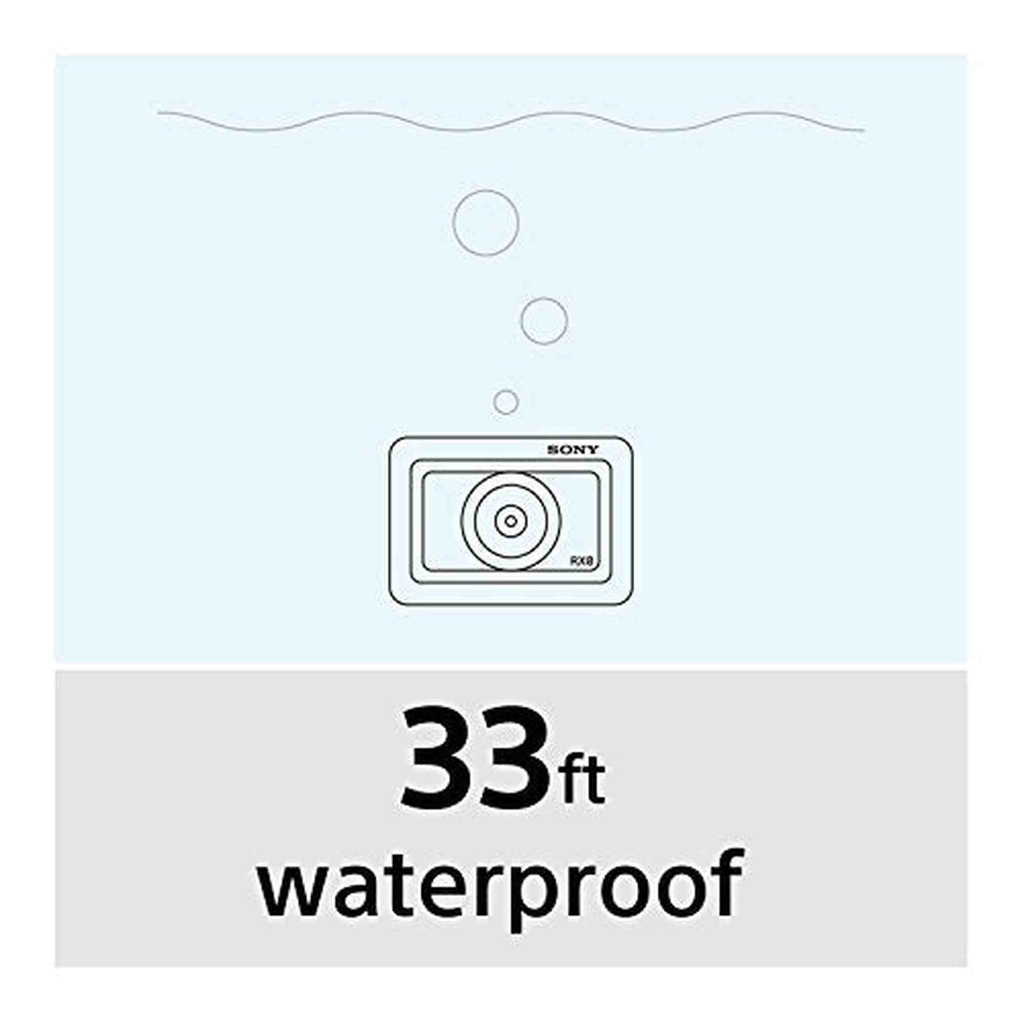 Sony 1.0-type Sensor Ultra-Compact Camera with Waterproof and Shockproof Design DSCRX0 - Used