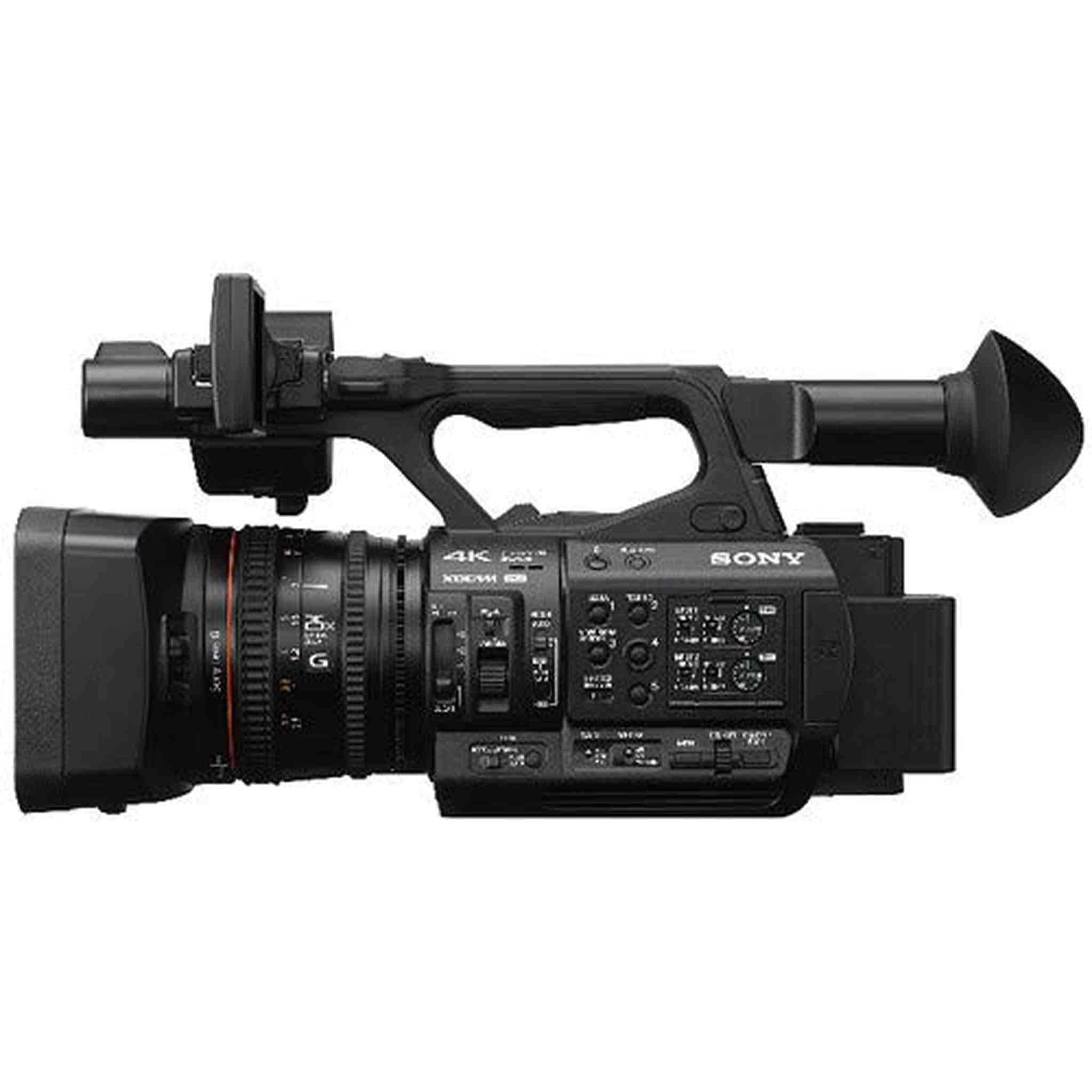 Sony PXW-Z190V 4K XDCAM Camcorder With Tripod, Padded Case, Sony ECM-VG1 and Much More Professional Bundle