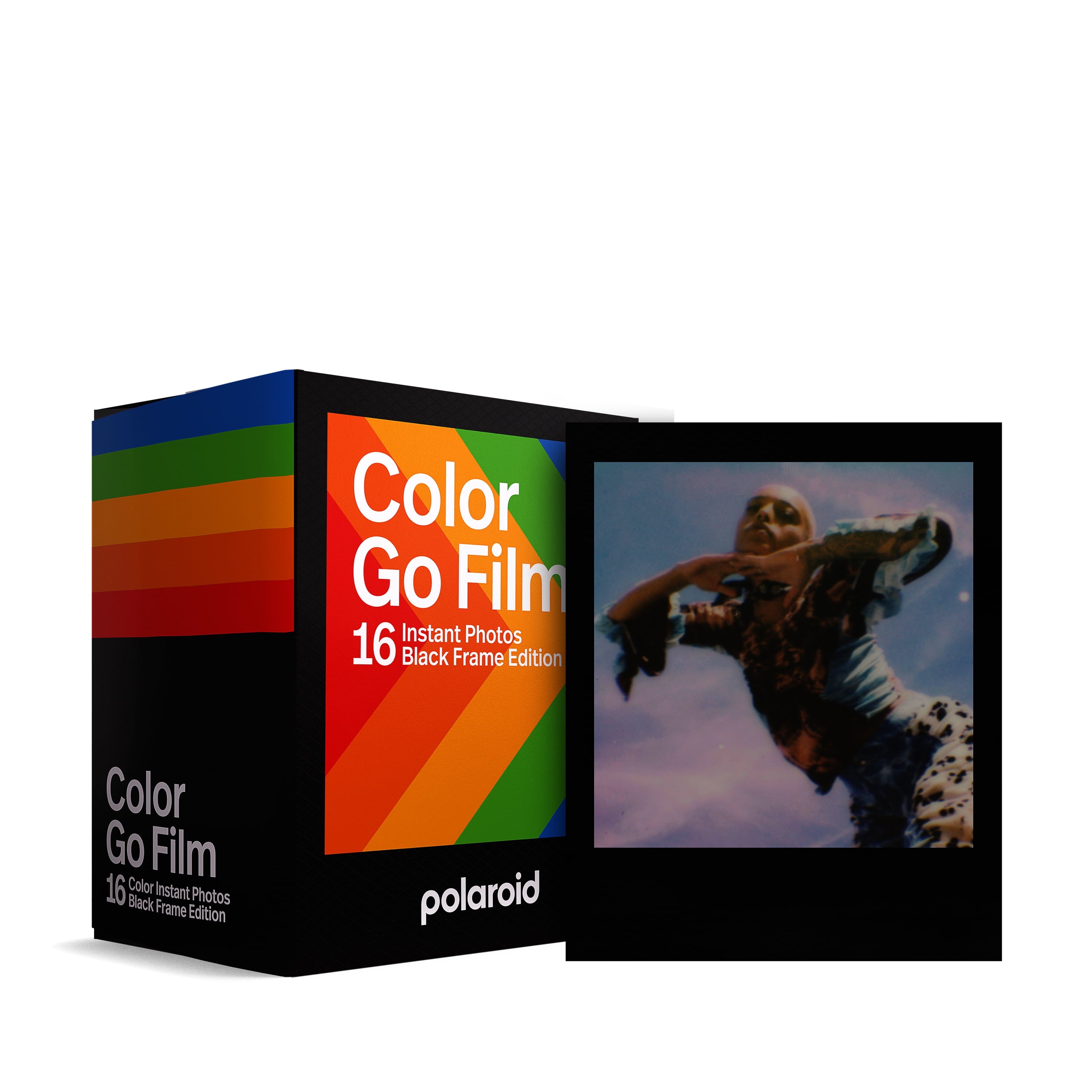 Polaroid Go Color Film - Black Frame Double Pack 16 Photos 6211 - Only Compatible with Polaroid Go Camera