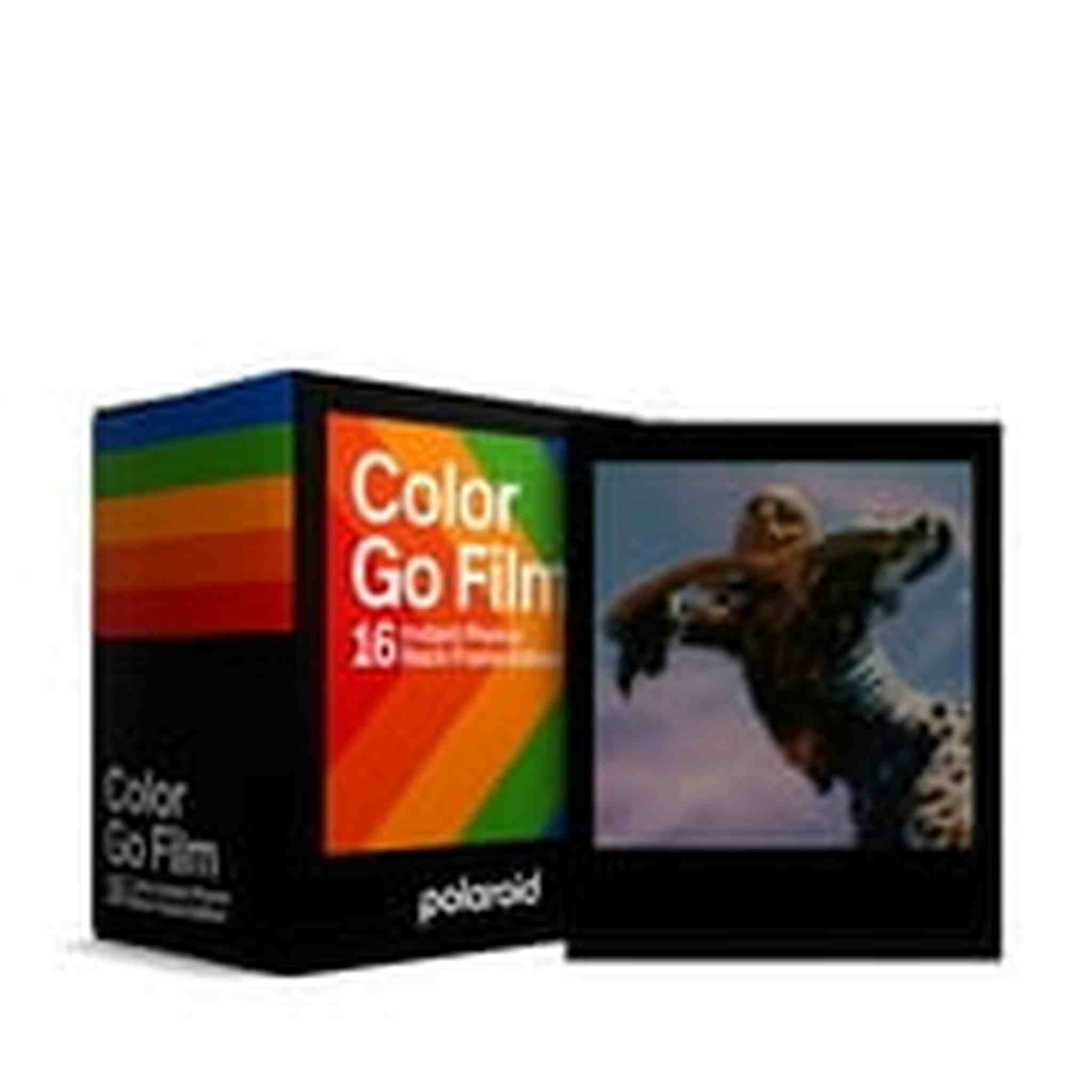 Polaroid Go Color Film - Black Frame Double Pack 16 Photos 6211 - Only Compatible with Polaroid Go Camera