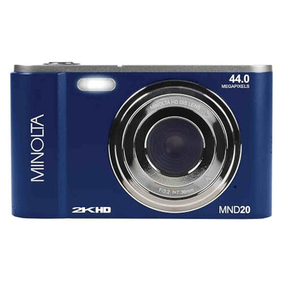 Minolta MND20 44 MP / 2.7K Ultra HD Digital Camera Blue