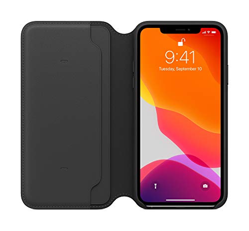 Apple Leather Folio (for iPhone 11 Pro Max) - Black