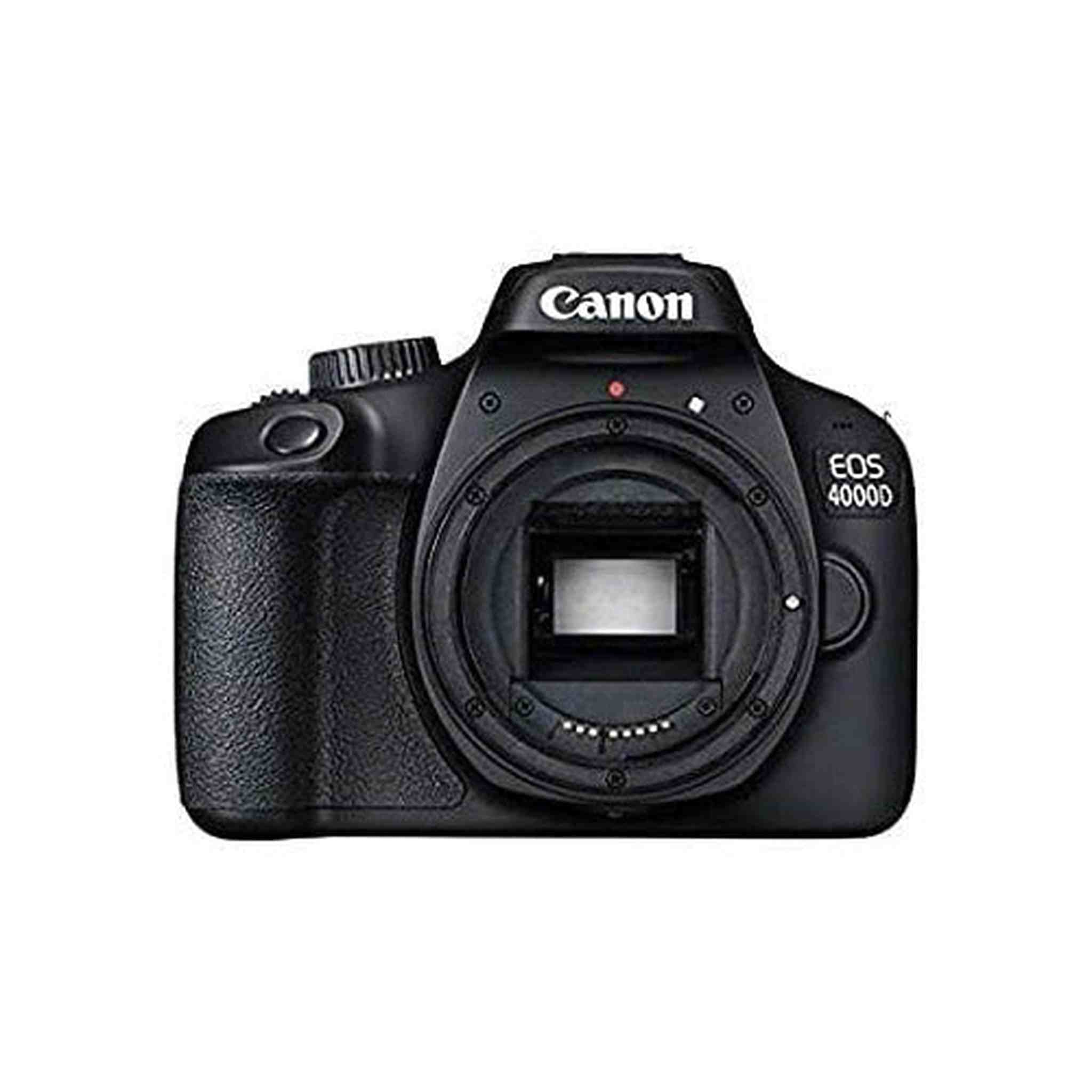 Canon EOS 4000D / Rebel T100 DSLR Camera with 18-55mm Lens Extra Battery Mountain Bundle Canon