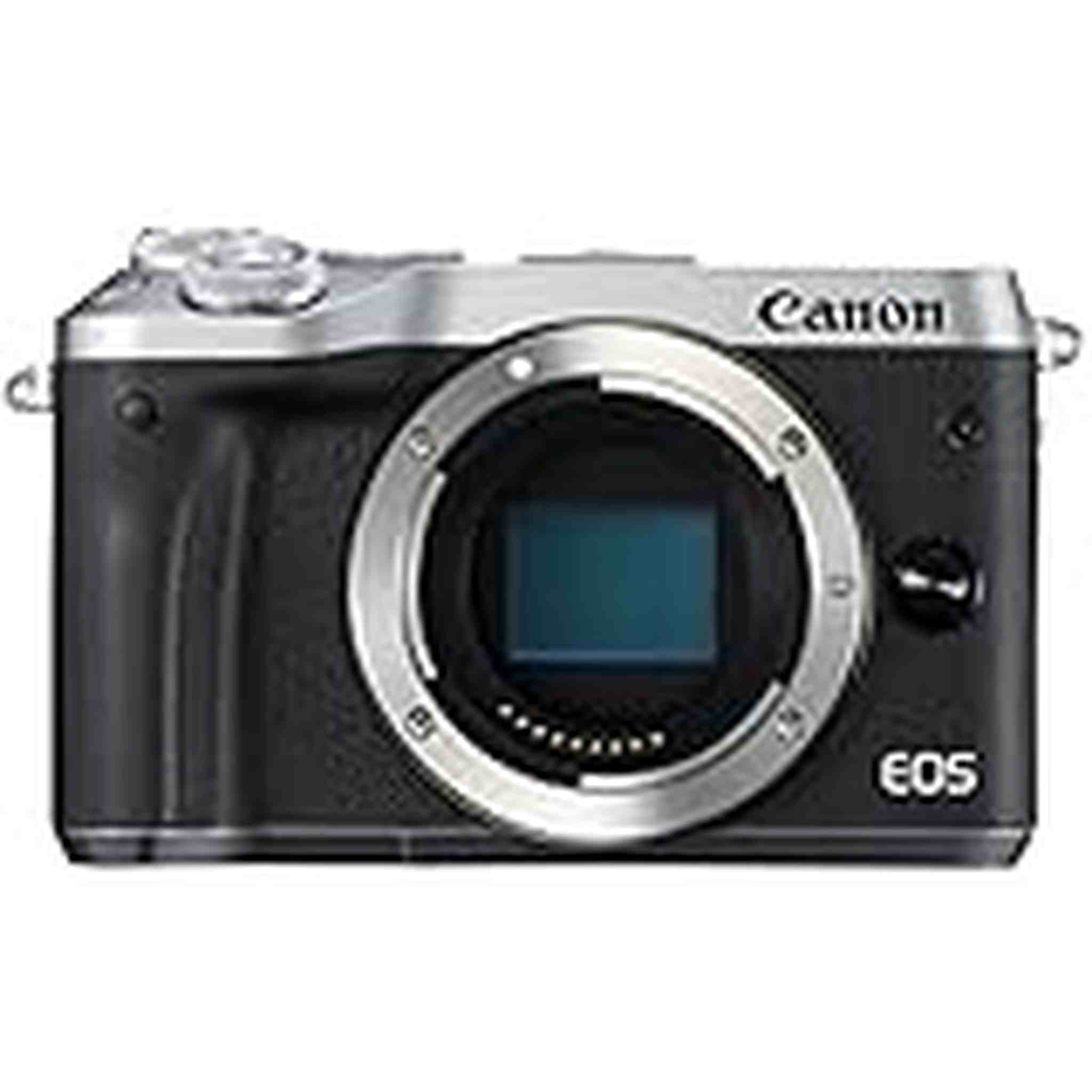 Canon EOS M6 Mirrorless Digital Camera International Model Body Only, Silver - Used Canon