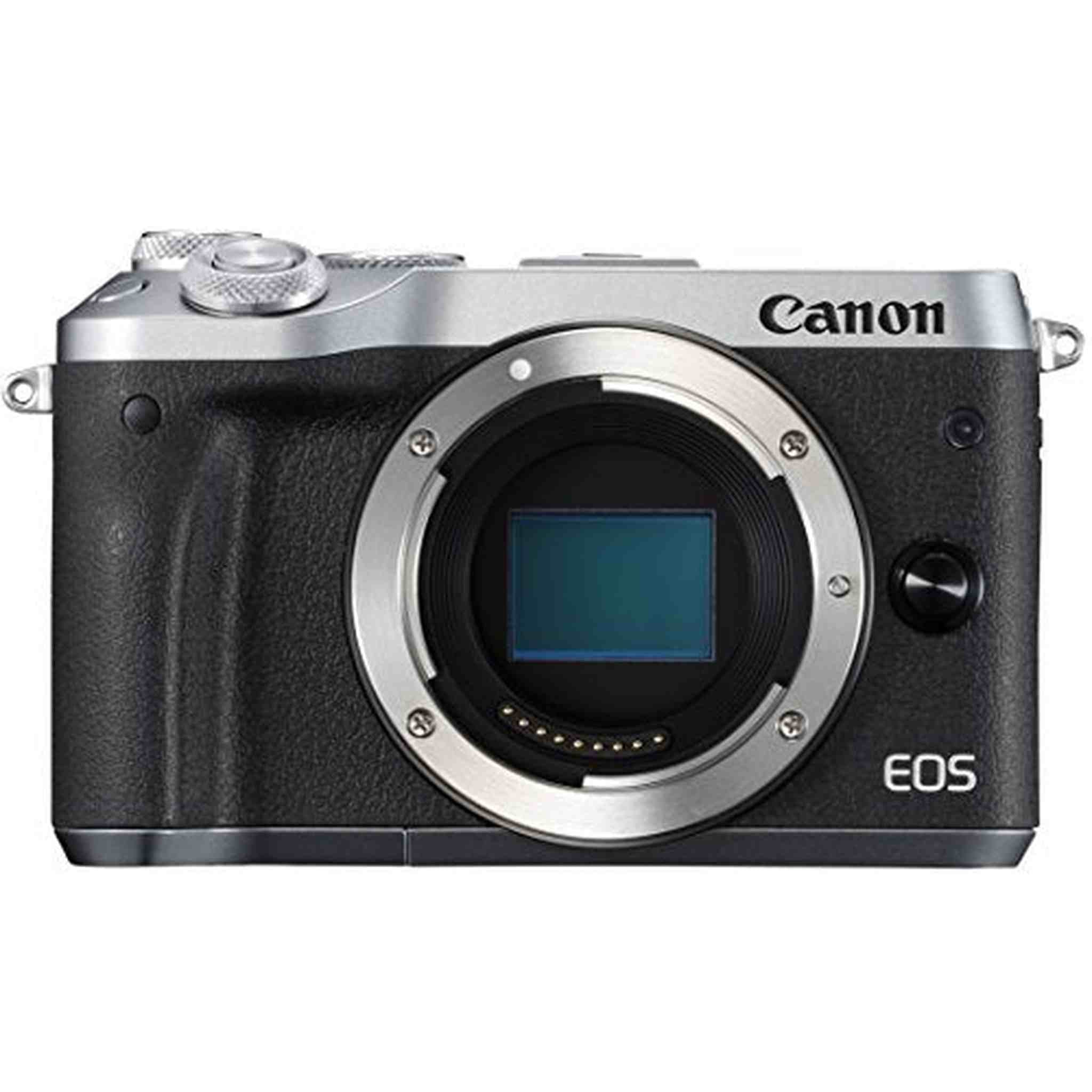 Canon EOS M6 Mirrorless Digital Camera International Model Body Only, Silver - Used Canon