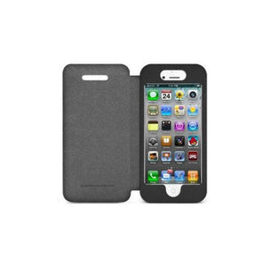 iLuv ICA7J346BLK Pocket Agent Premium Appointed Leather for Apple iPhone 5 - 1 Pack - Retail Packaging - Black