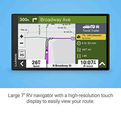 Garmin RV 795, Large, Easy-to-Read 7” GPS RV Navigator