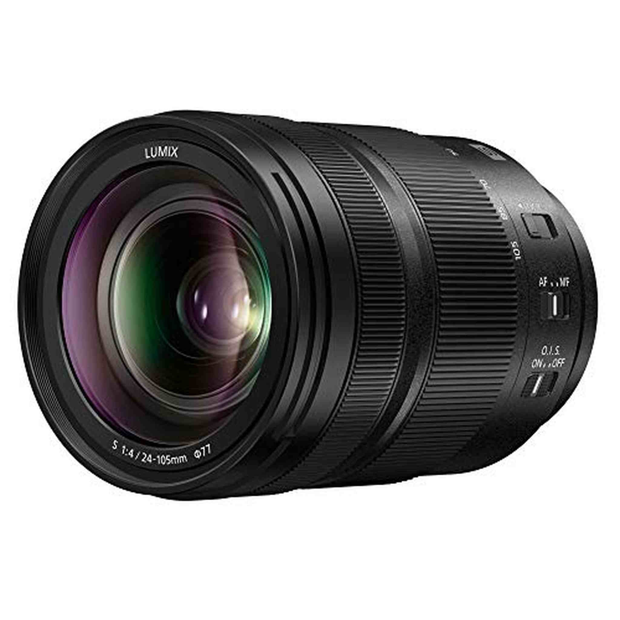 Panasonic LUMIX S 24-105mm F4 Lens, Full-Frame L Mount, Optical Image Stabilizer and Rugged Dust/Splash/Freeze-Resistant for Panasonic LUMIX S Series Mirrorless Cameras - S-R24105 - Used Panasonic