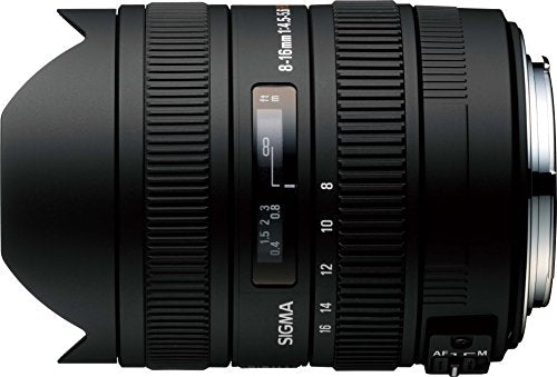 Sigma 8-16mm f/4.5-5.6 DC HSM Ultra-Wide Zoom Lens for Select Canon EOS SLRs