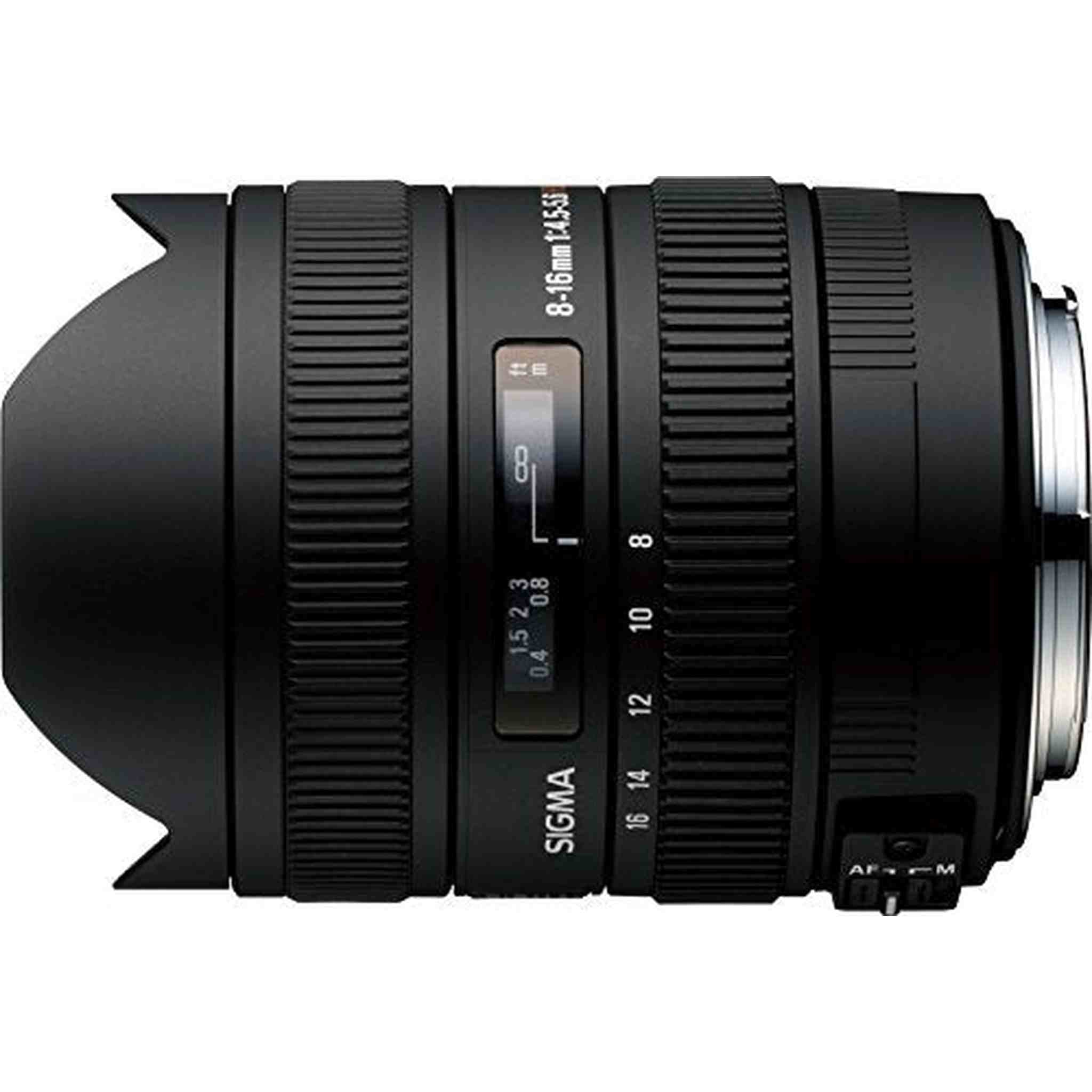 Sigma 8-16mm f/4.5-5.6 DC HSM FLD AF Ultra Wide Zoom Lens for APS-C sized Canon Digital DSLR Camera