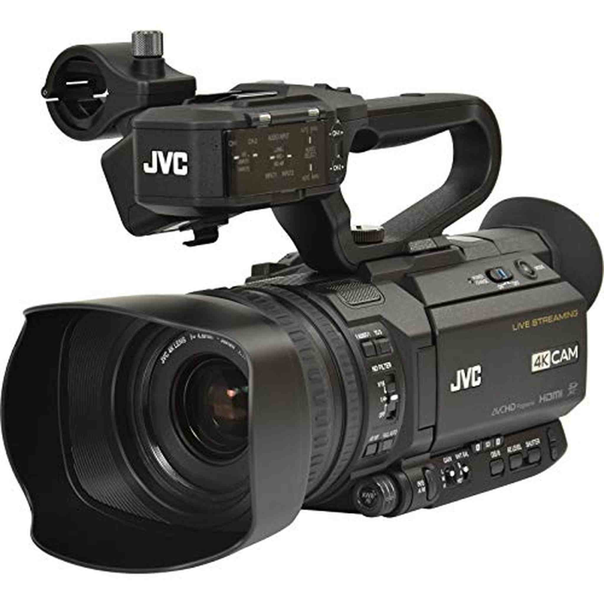 JVC GY-HM250U Camcorder, 3.5", Black (Certified Refurbished) - Reconditioned