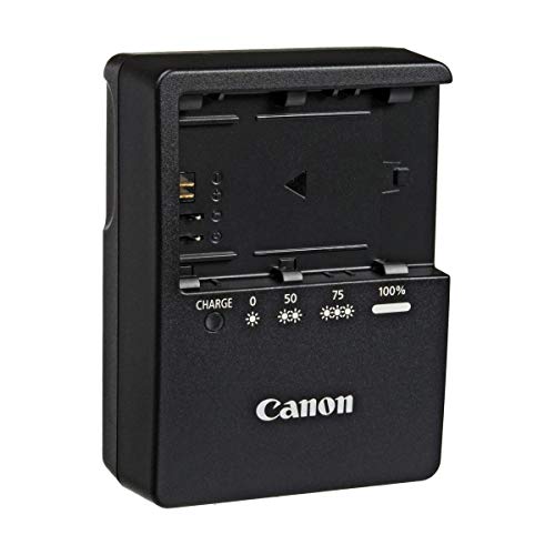 Original Genuine Canon LC-E6E Battery Charger JP Plug for EOS 5D Mark II 7D 60D Non-retail Packaging