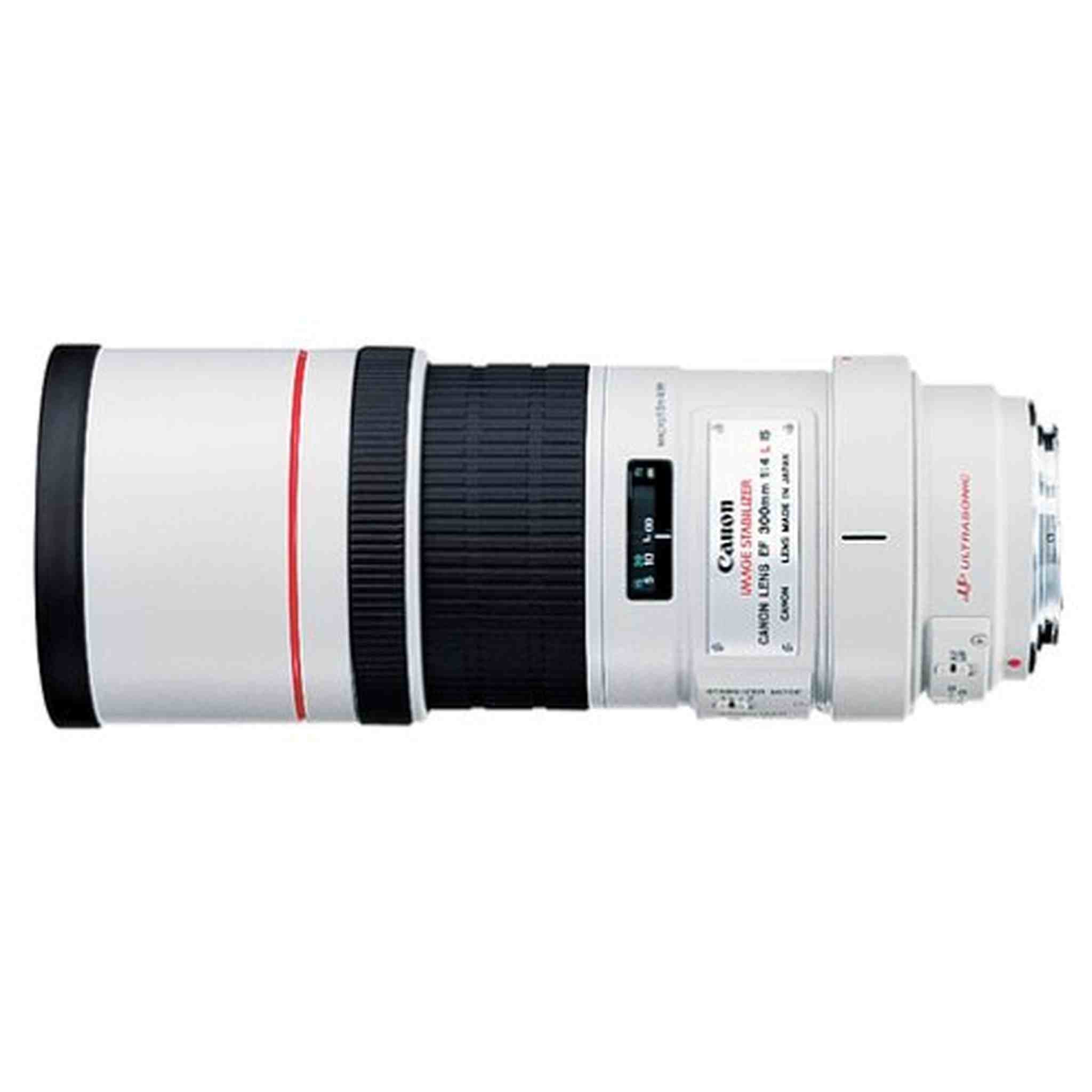 Canon EF 300mm f/4L IS USM Telephoto Fixed Lens for Canon SLR Cameras - Used Canon