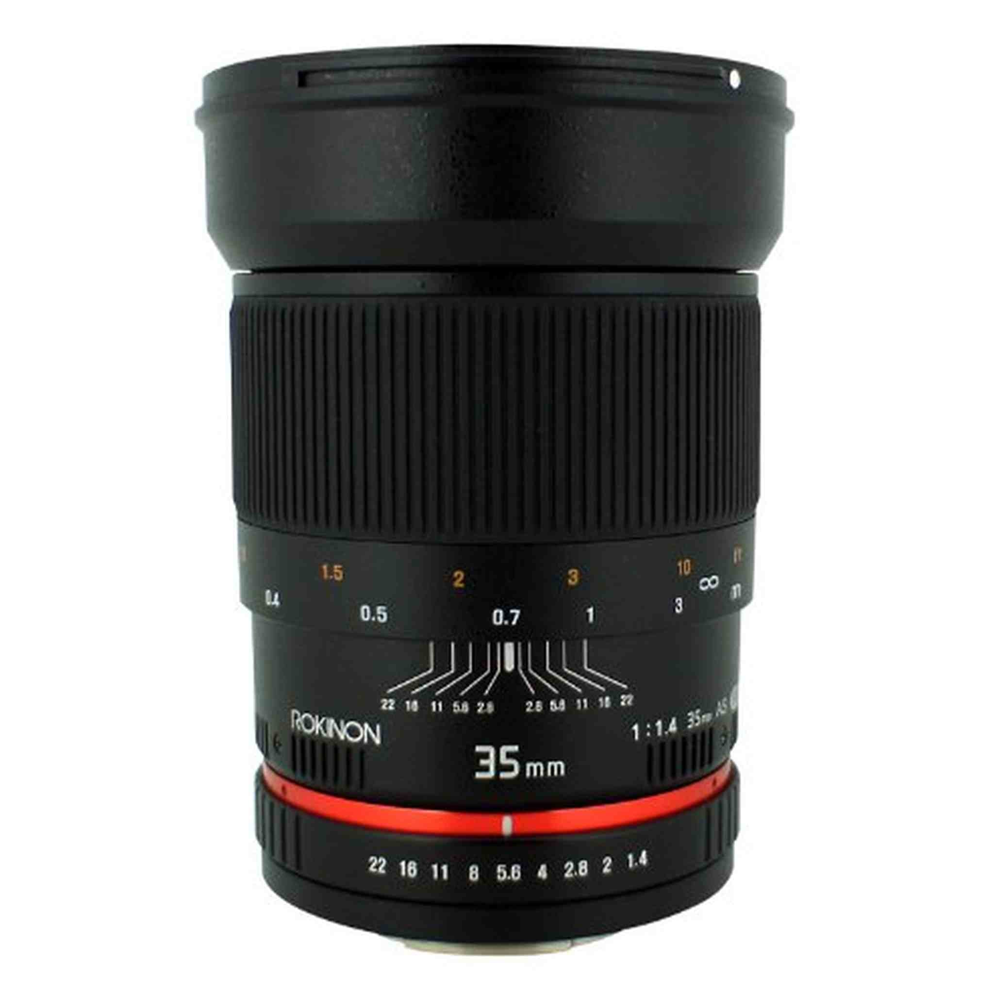 Rokinon 35mm F/1.4 AS UMC Wide Angle Lens for Olympus RK35M-O Rokinon