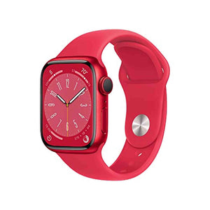 Apple Watch Series 8 GPS 41mm Smart Watch w/ Product RED Aluminum Case with Product RED Sport Band - M/L.