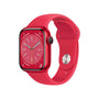 Apple Watch Series 8 GPS 41mm Smart Watch w/ Product RED Aluminum Case with Product RED Sport Band - M/L.