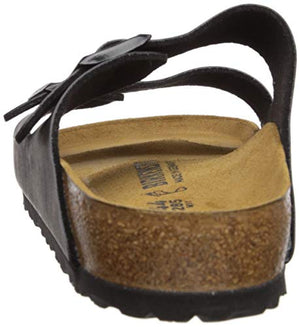 Birkenstock Arizona Unisex Leather Sandal, Black, 37 N EU